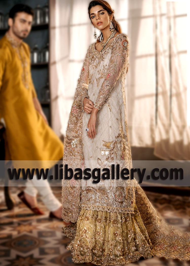 Noble Ivory yarrow Gharara